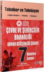 Çevre ve Şehircilik Bakanlığı Unvan Değişikliği Sınavı Tekniker ve Teknisyen 7 Deneme Sınavı 2019
