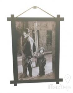 Charlie Chaplin Ahşap Tablo Kod - 000003