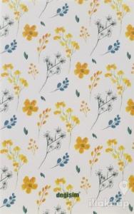 Çiçekli Mini Defter