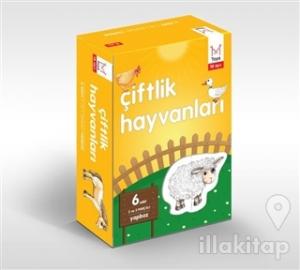 Çiftlik Hayvanları (6 Adet 2 ve 3 Parçalı Yapboz)