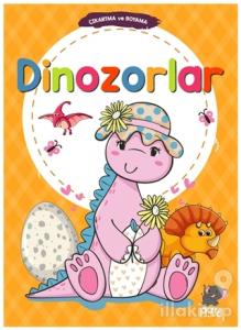 Çıkartma ve Boyama - Dinozorlar
