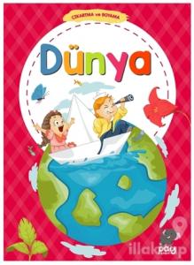 Çıkartma ve Boyama - Dünya