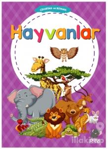 Çıkartma ve Boyama - Hayvanlar