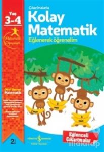Çıkartmalarla Kolay Matematik 3-4 Yaş