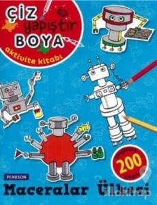 Çiz Yapıştır Boya - Maceralar Ülkesi