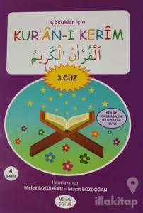 Çocuklar İçin Kur'an-ı Kerim 3. Cüz