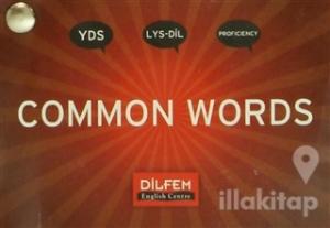 Common Words (Cep Kartelası) YDS - LYS-DİL - Proficiency