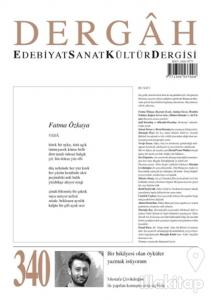 Dergah Edebiyat Kültür Sanat Dergisi Sayı: 340 Haziran 2018