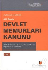Devlet Memurları Kanunu Cilt: 1 (Ciltli)