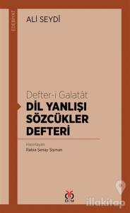 Dil Yanlışı Sözcükler Defteri