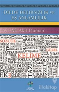 Dilde Belirsizlik ve Eş Anlamlılık