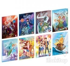 Disney Çizgi Klasikleri Kız Çocuk Seti (8 Kitap Takım)