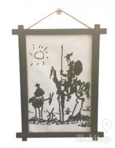 Don Kişot Ahşap Tablo Kod - 000010