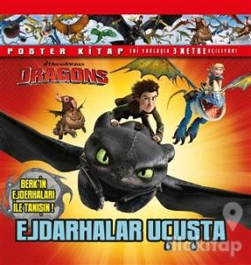 DreamWorks Dragons - Ejderhalar Uçuşta (Poster Kitap) (Ciltli)