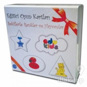 Eğitici Oyun Kartları - Şekillerle Renkler ve Hayvanlar