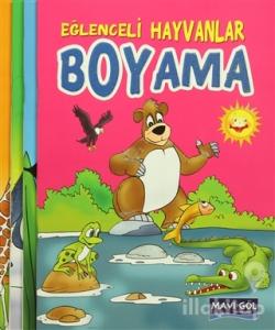 Eğlenceli Hayvanlar Boyama (4 kitap)
