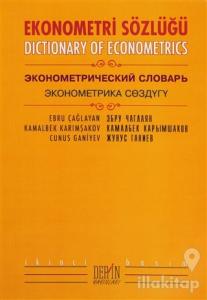 Ekonometri Sözlüğü
