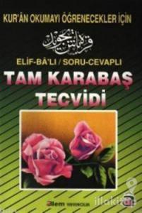 Elif-Ba'lı  / Soru - Cevaplı Tam Karabaş Tecvidi, (Büyük Boy)