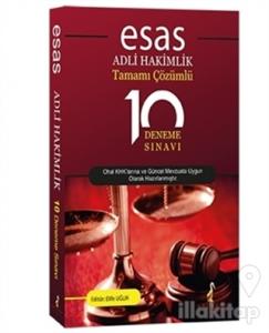 Esas Adli Hakimlik Tamamı Çözümlü 10 Deneme Sınavı