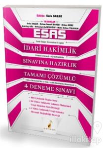 Esas İdari Hakimlik Sınavına Hazırlık Tamamı Çözümlü 4 Deneme Sınavı