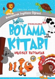 Etkinliklerle Boyama Kitabı İngilizce Hayvanlar