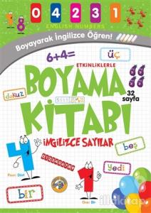 Etkinliklerle Boyama Kitabı İngilizce Sayılar