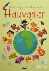 Etkinlikli ve Çıkartmalı Boyama Kitabı (4 Cilt Takım)