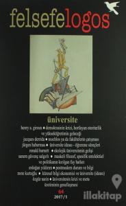 Felsefelogos Sayı: 64 2017/1