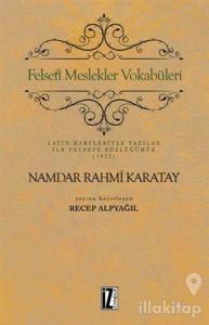 Felsefi Meslekler Vokabüleri