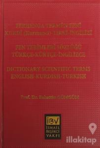 Ferhenga Termen Feni / Fen Terimleri Sözlüğü (Türkçe-Kürtçe-İngilizce) (Ciltli)