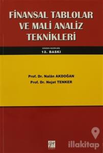 Finansal Tablolar ve Mali Analiz Teknikleri