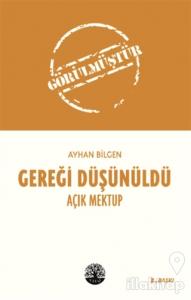 Gereği Düşünüldü