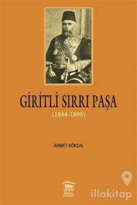 Giritli Sırrı Paşa (1844 - 1895)