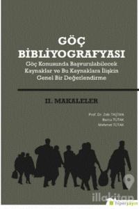 Göç Bibliyografyası 2. Makaleler