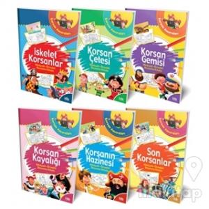 Hikayeli - Örnekli Korsan Maceraları Boyama Kitabı Serisi (6 Kitap Takım)