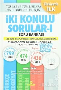 İki Konulu Sorular - 1 Soru Bankası