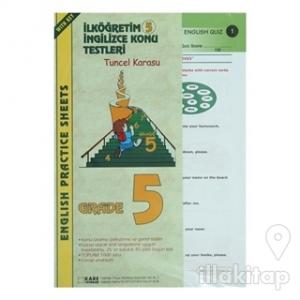 İlköğretim 5 İngilizce Konu Testleri