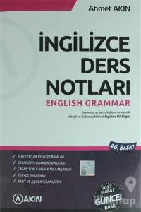 İngilizce Ders Notları English Grammar
