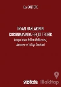 İnsan Haklarının Korunmasında Geçici Tedbir