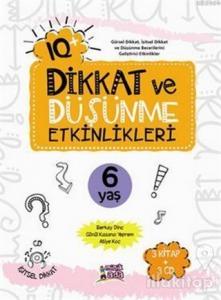 IQ Dikkat ve Düşünme Etkinlikleri 6 Yaş - (3 Kitap + 3 CD)