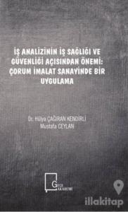 İş Analizinin İş Sağlığı ve Güvenliği Açısından Önemi: Çorum İmalat Sanayinde Bir Uygulama