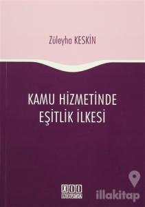 Kamu Hizmetinde Eşitlik İlkesi