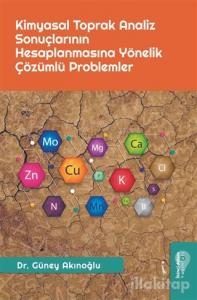 Kimyasal Toprak Analiz Sonuçlarının Hesaplanmasına Yönelik Çözümlü Problemler