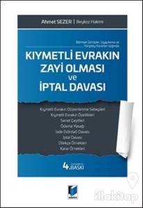 Kıymetli Evrakın Zayi Olması ve İptal Davası