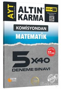 Komisyondan AYT Matematik 5x40 Deneme Sınavı