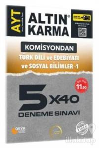 Komisyondan AYT Türk Dili ve Edebiyatı ve Sosyal Bilimler 1 5x40 Deneme Sınavı