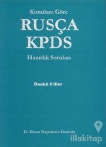 Konulara Göre Rusça KPDS Hazırlık Soruları Önekli Fiiller