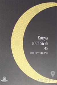 Konya Kadı Sicili 45 (Ciltli)