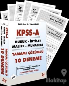 KPSS-A Tamamı Çözümlü 10 Deneme