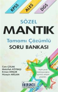 KPSS ALES DGS Sözel Mantık Tamamı Çözümlü Soru Bankası